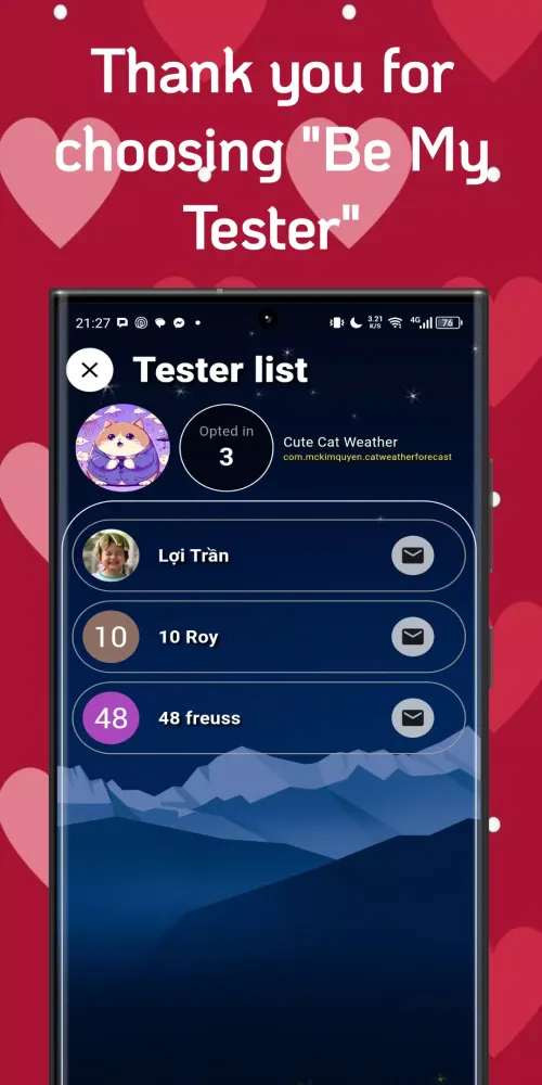 Be My Tester Ekran Görüntüleri