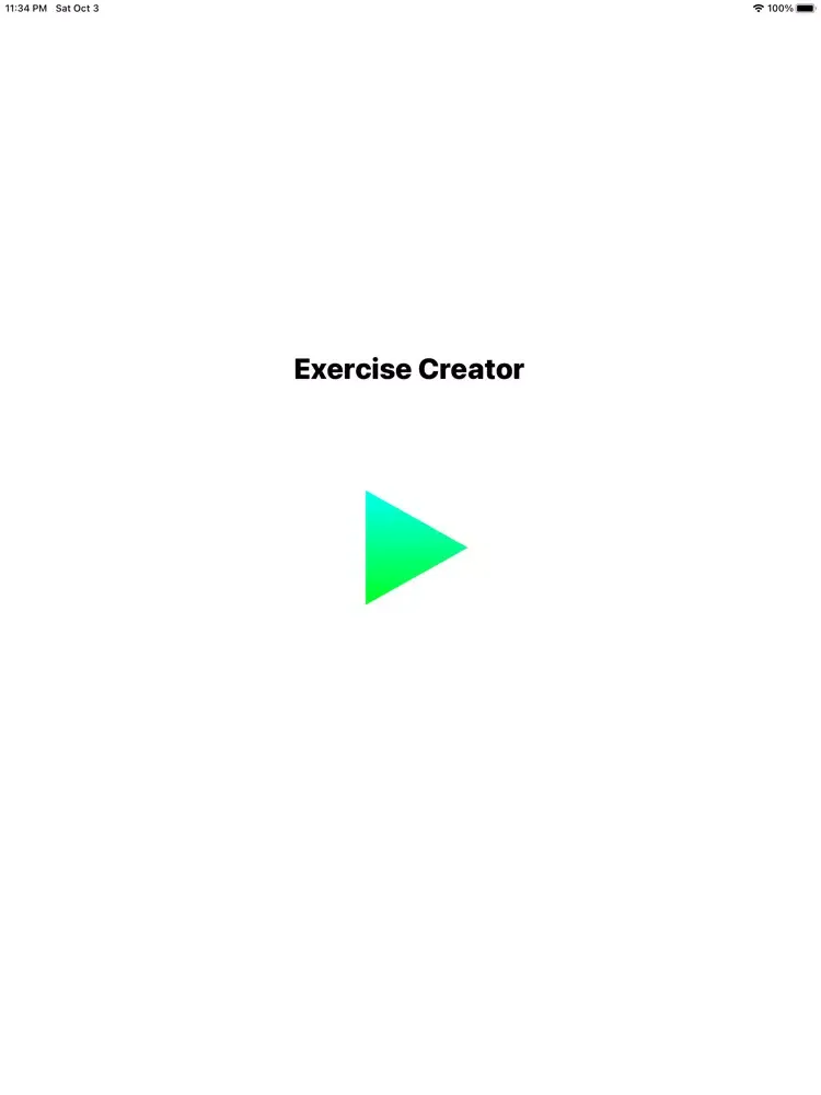 ภาพหน้าจอของ Exercise Creator: Fitness iPad 