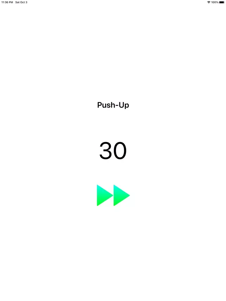 ภาพหน้าจอของ Exercise Creator: Fitness iPad 