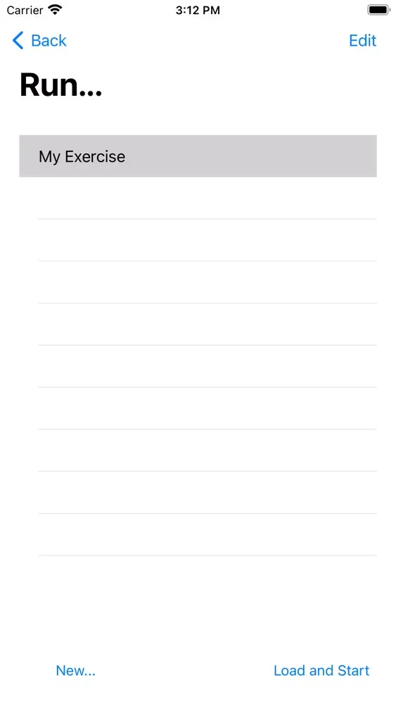 ภาพหน้าจอของ Exercise Creator: Fitness