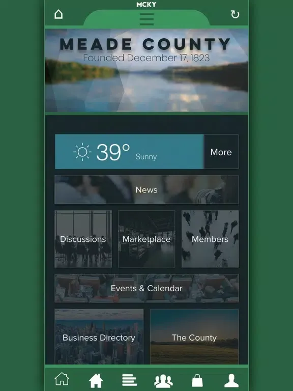 Ảnh chụp màn hình của MCKY - Meade County, Kentucky iPad 