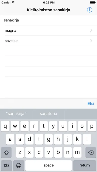 صور Kielitoimiston sanakirja