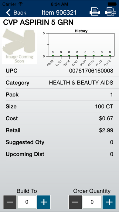 ภาพหน้าจอของ McLane Grocery Ordering