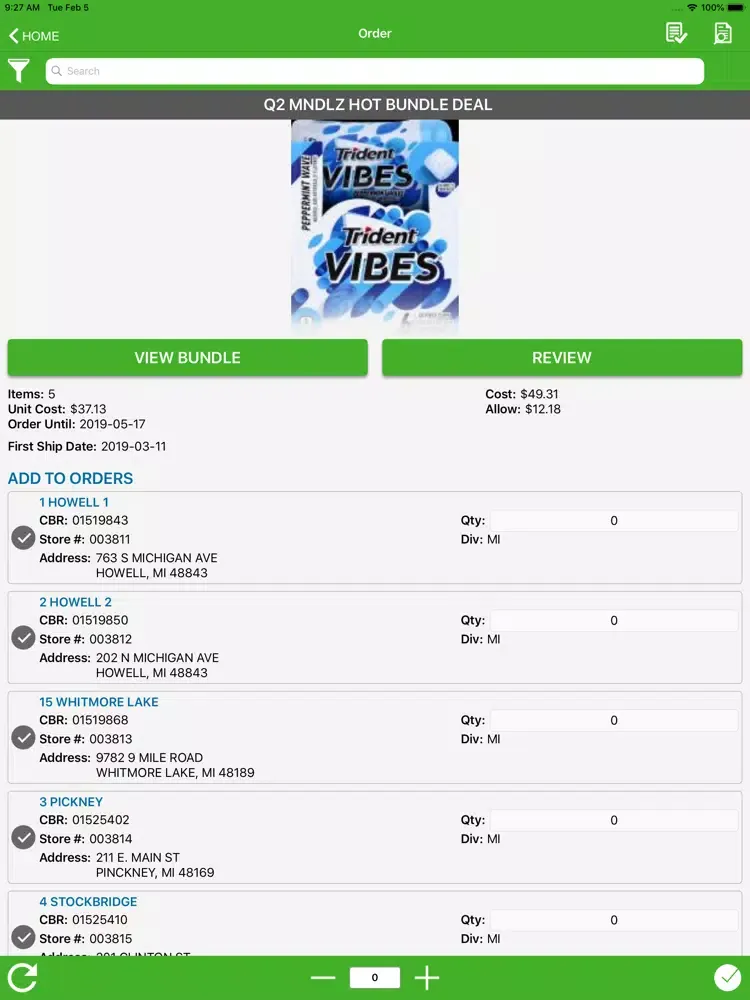 Screenshot di McLane Virtual Trade Show iPad 