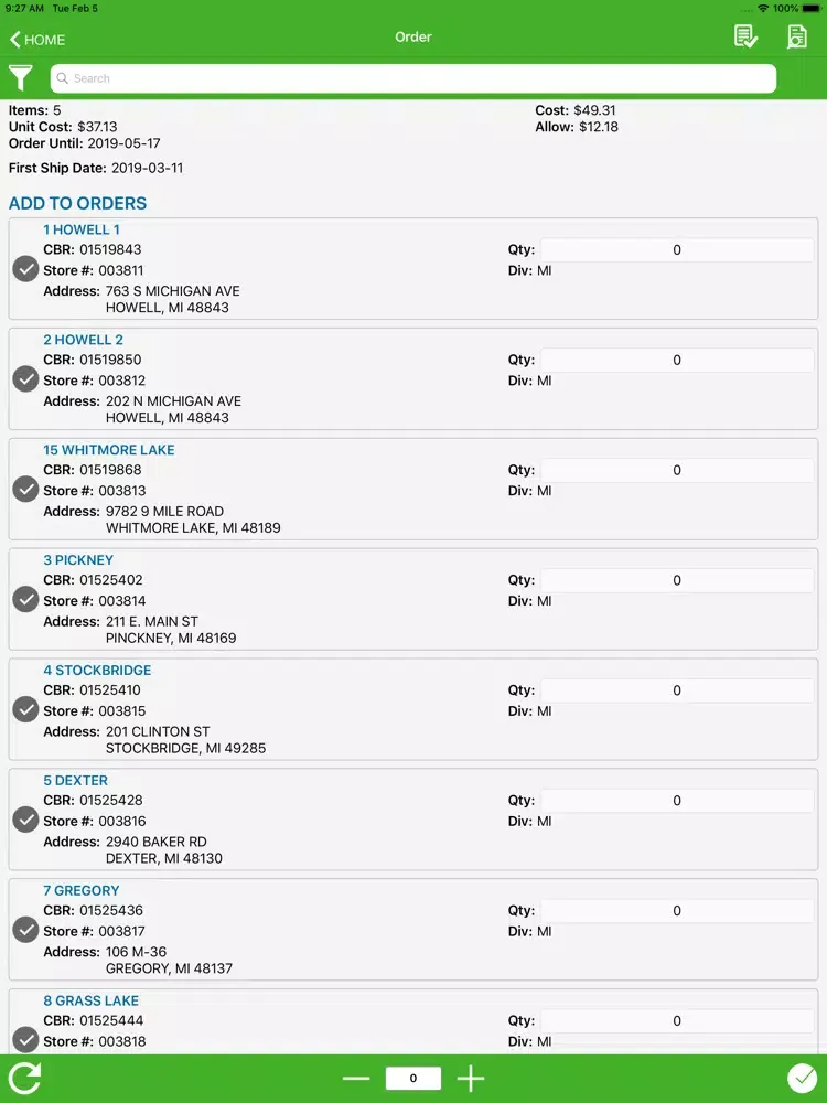 Screenshot di McLane Virtual Trade Show iPad 