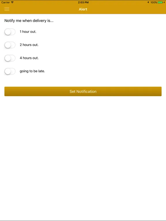 McLane Delivery Tracker iPad  স্ক্রিনশট