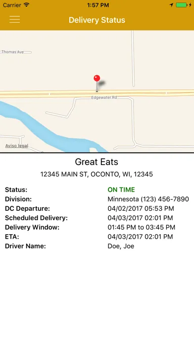 McLane Delivery Tracker স্ক্রিনশট