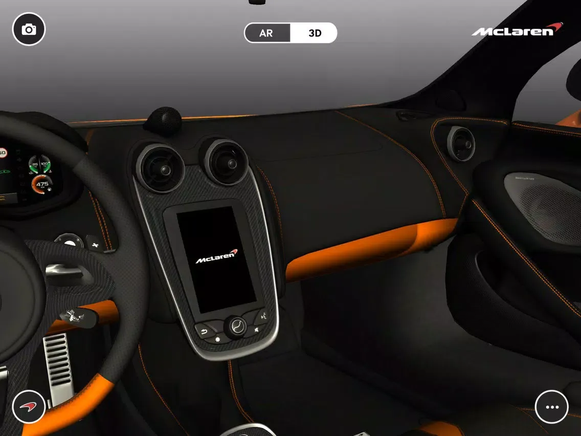 Captures d'écran de McLaren 570S iPad 