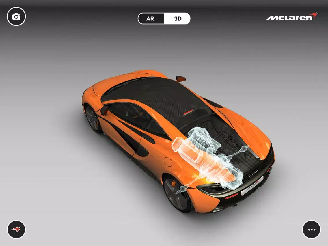 Captures d'écran de McLaren 570S iPad 