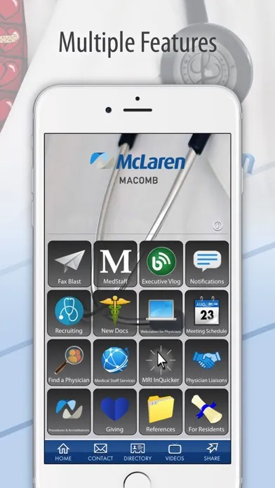 Capturas de pantalla de McLaren Macomb Physicians