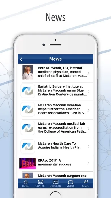 Capturas de pantalla de McLaren Macomb Physicians