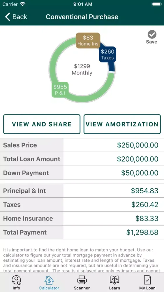 Capturas de tela do Mclean Mortgage Mobile App