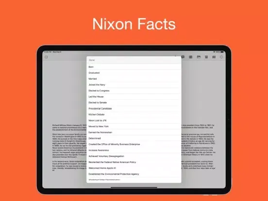 Richard Nixon iPad 应用截图