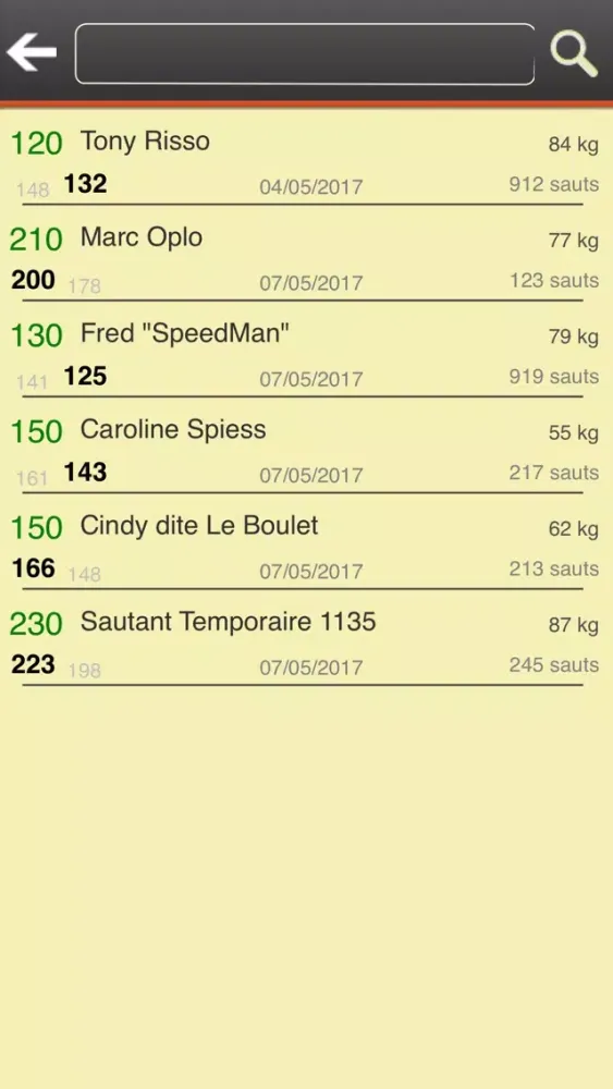 Zrzuty ekranu Calcul DT48 (ex DT46 basé sur FFP)
