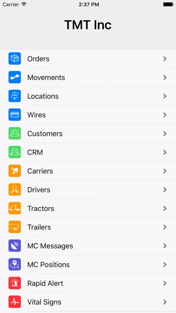 TMT Inc سکرین شاٹس