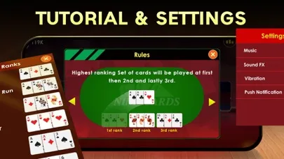 Nine Card Brag Game - Kitti سکرین شاٹس