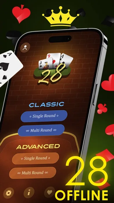 28 Card Game Offline Ekran Görüntüleri