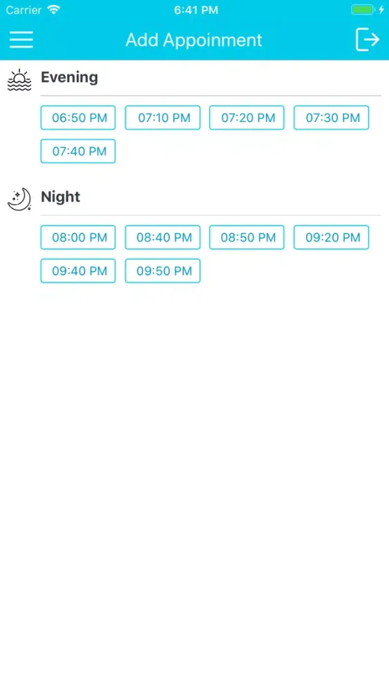 Tangkapan layar mClinic