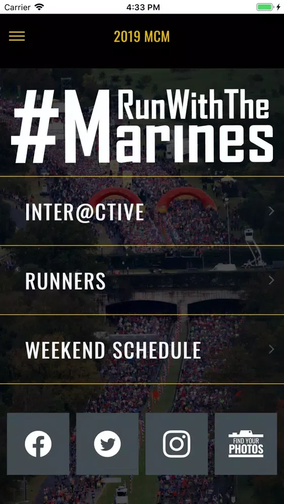 Captures d'écran de Marine Corps Marathon App
