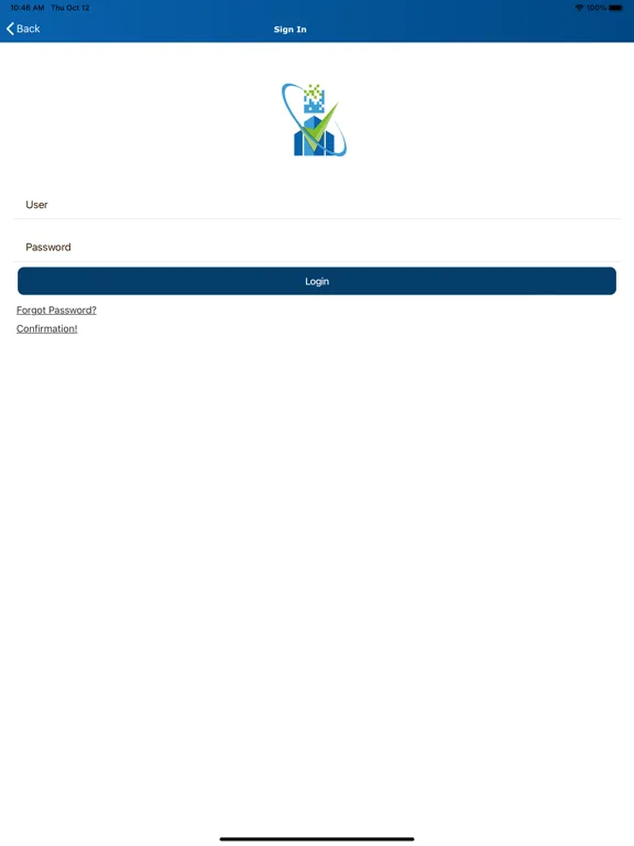 Tangkapan skrin SimcoPro iPad 