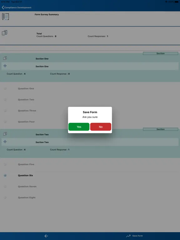 Tangkapan skrin SimcoPro iPad 