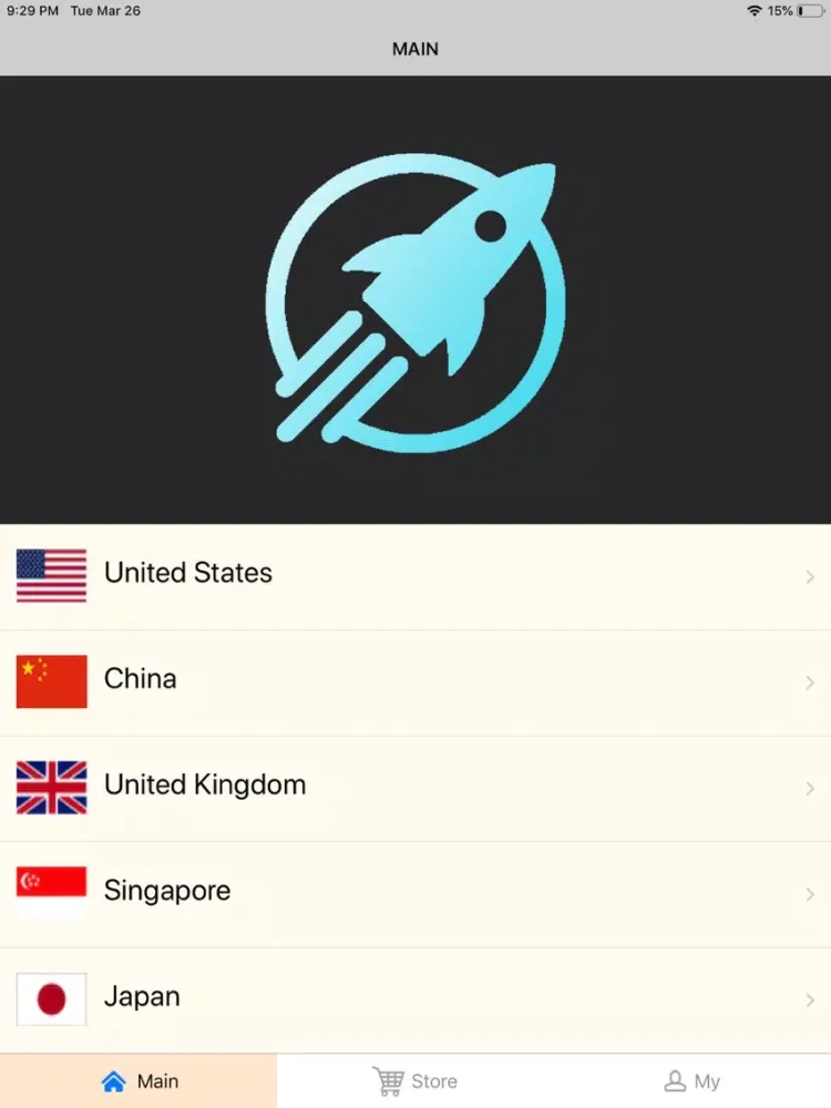 صور Fast Rocket Network Assistant iPad 
