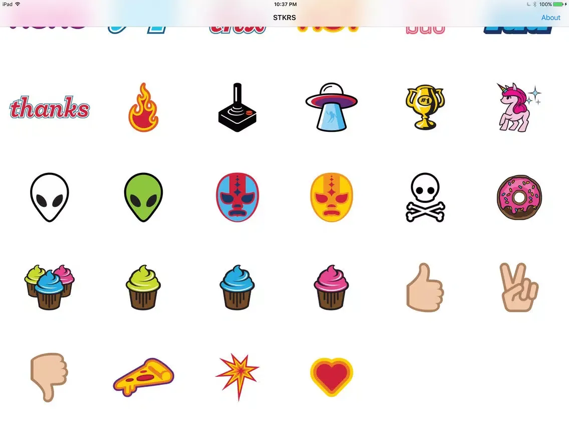 Скриншоты STKRS iPad 