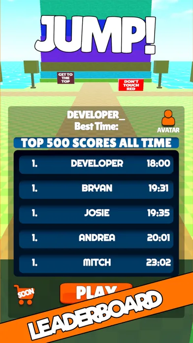 ภาพหน้าจอของ OBBY +1 JUMP EVERY SECOND