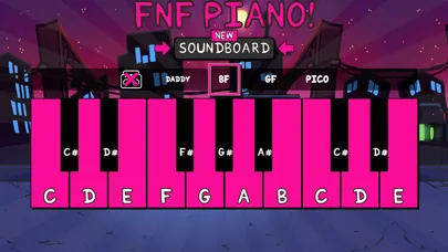 Zrzuty ekranu FNF PIANO SOUNDBOARD