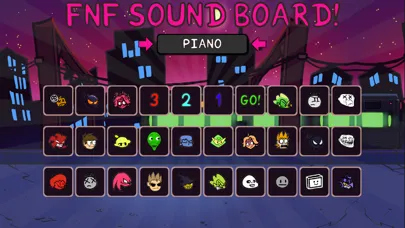 Zrzuty ekranu FNF PIANO SOUNDBOARD