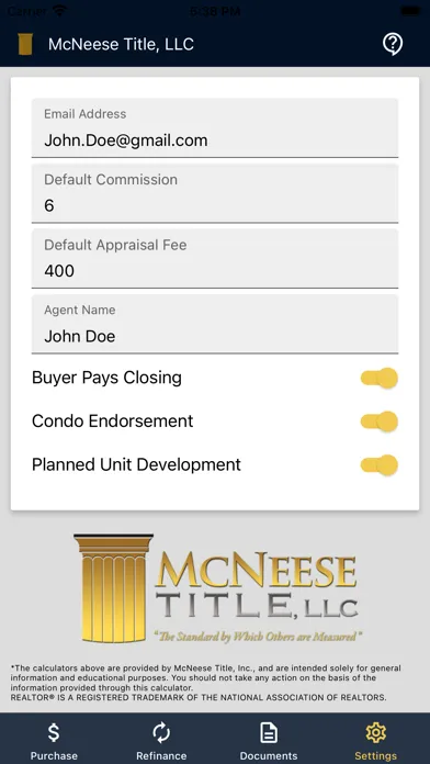 McNeese Title, LLC स्क्रीनशॉट