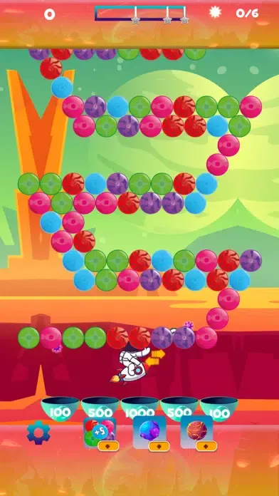 Tangkapan layar Cosmos Bubble Shooter