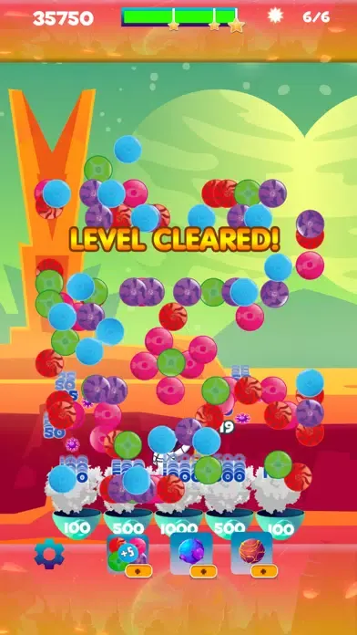 Tangkapan layar Cosmos Bubble Shooter