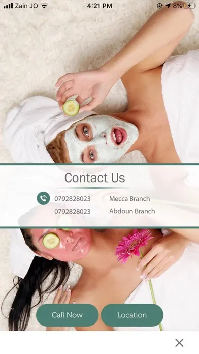 Tangkapan skrin M&CO Beauty Lounge