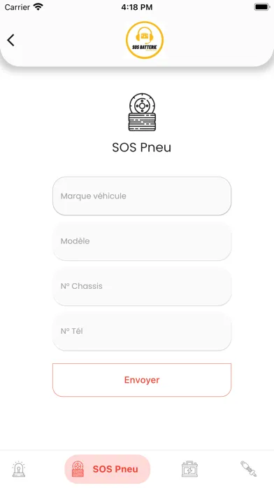 Zrzuty ekranu SOS Batterie
