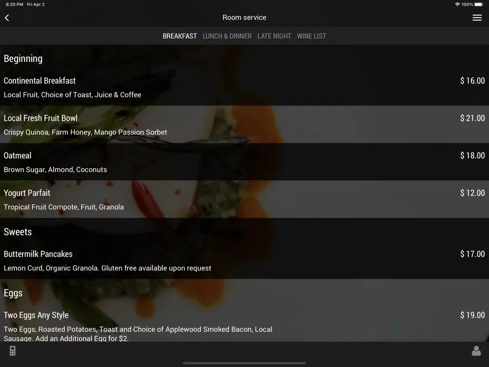 تصاویر Condado Vanderbilt Hotel iPad 