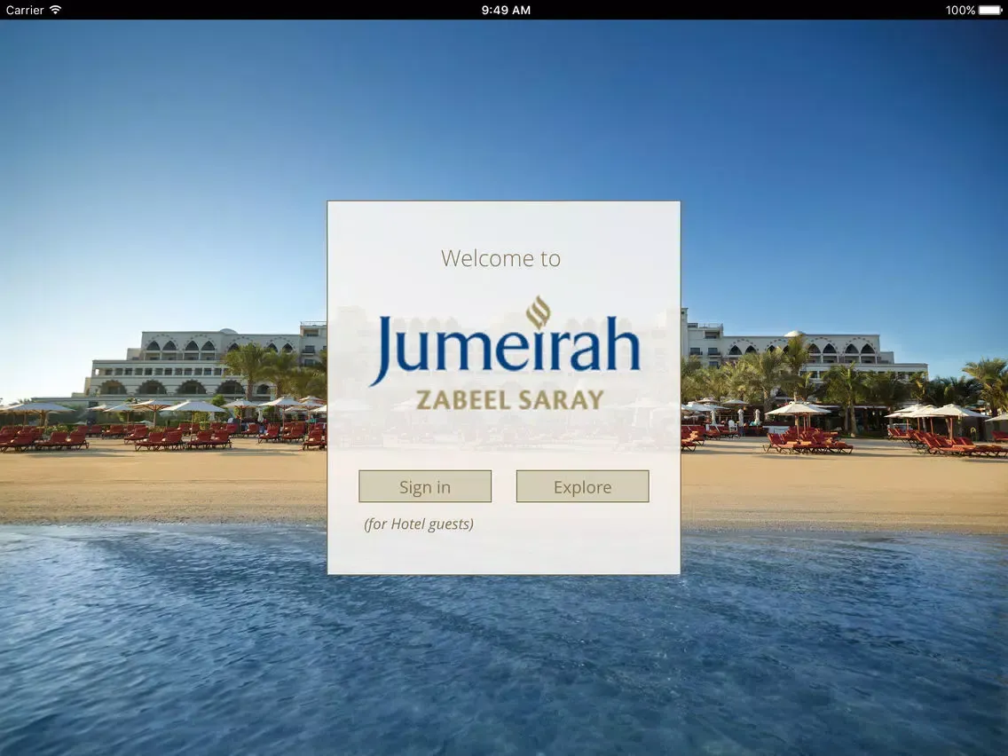 Screenshot di Jumeirah Zabeel Saray Resort iPad 