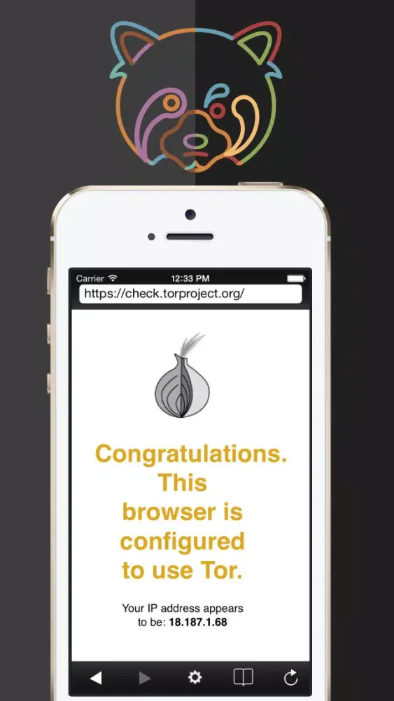 Ảnh chụp màn hình của Raccoon - Anonymous Client for Onion Tor Browser