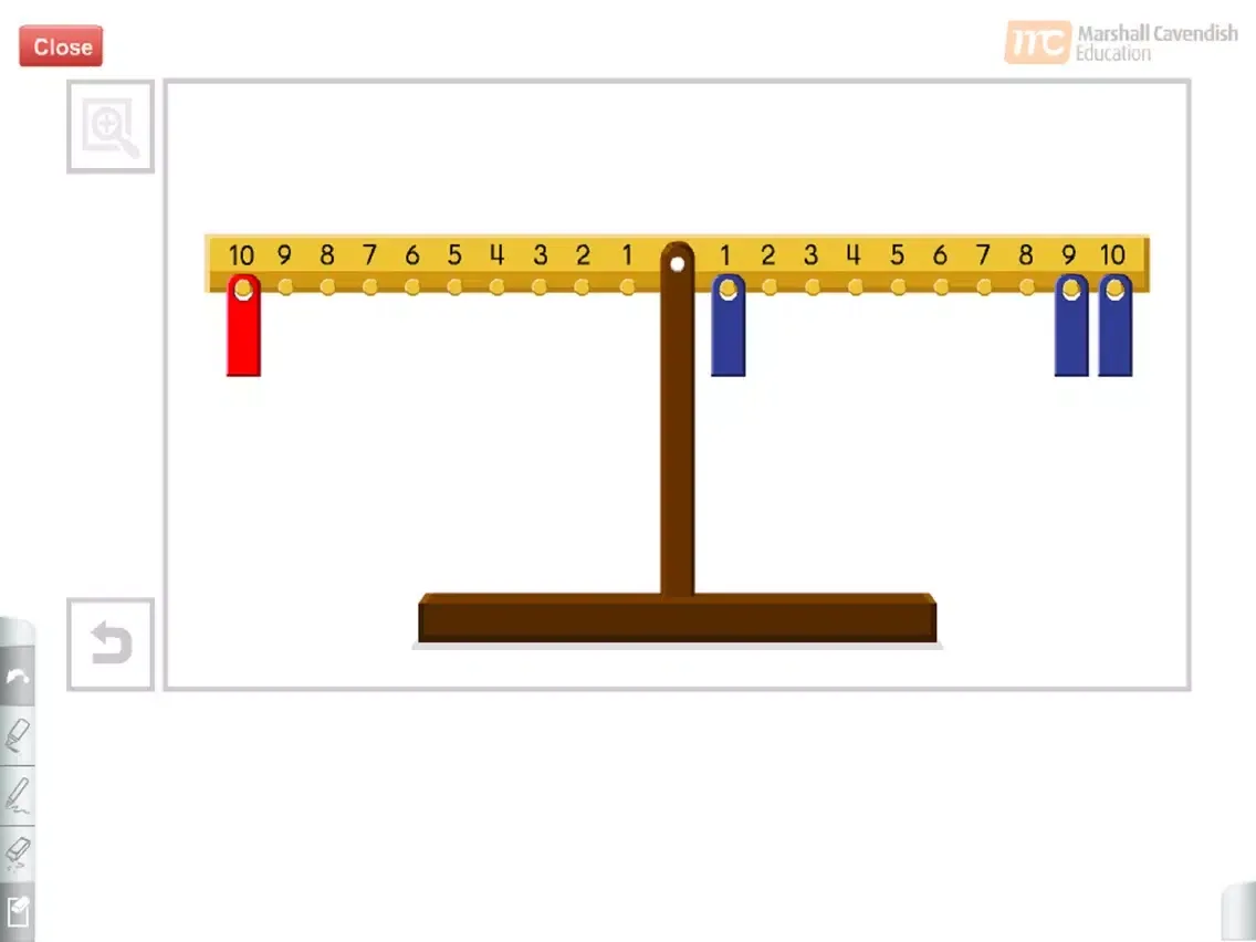 Capturas de tela do MC eMath iPad 