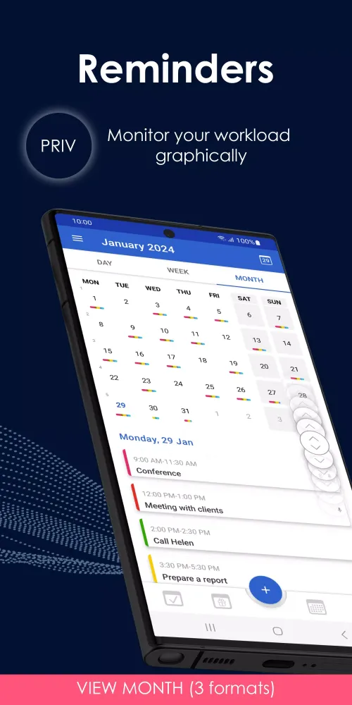 ภาพหน้าจอของ Calendar - Schedule Planner