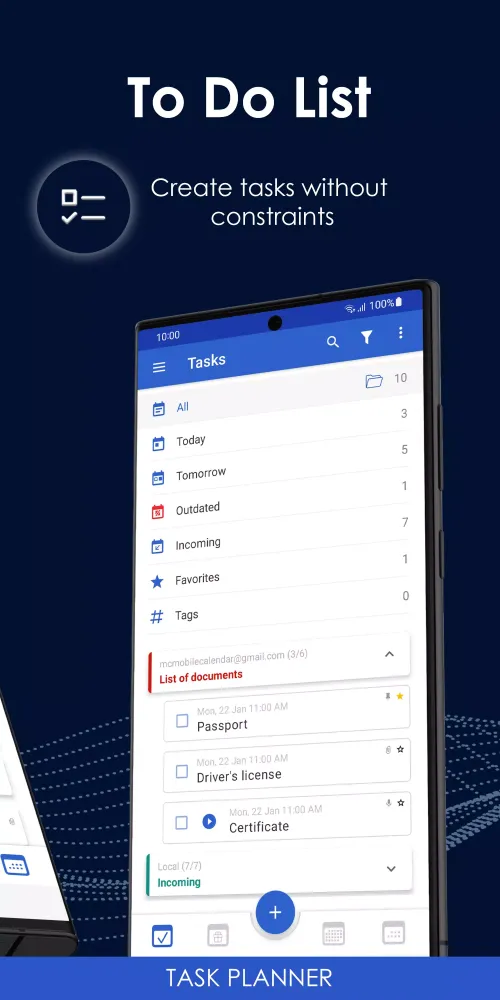 ภาพหน้าจอของ Calendar - Schedule Planner