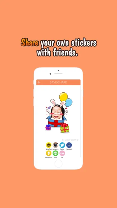 صور StickerBooth for SNS-My sticker made from my own picture