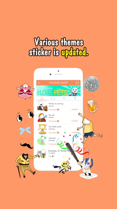 صور StickerBooth for SNS-My sticker made from my own picture