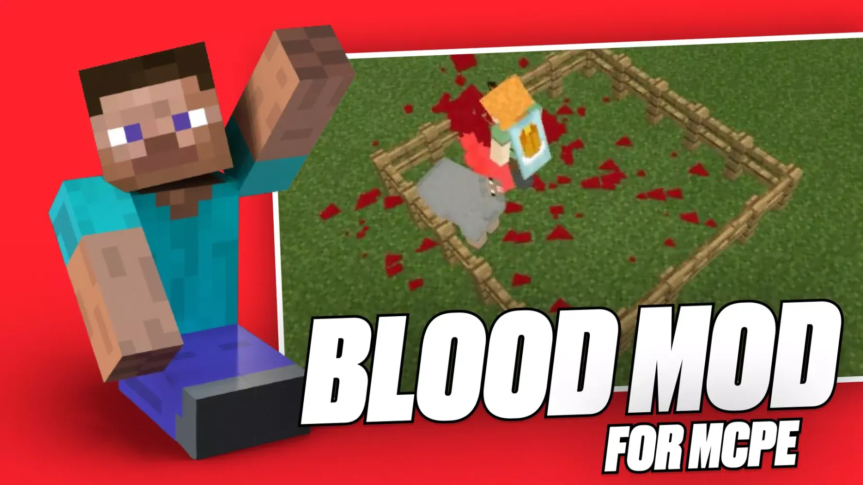 صور Blood Mod for Minecraft 2024