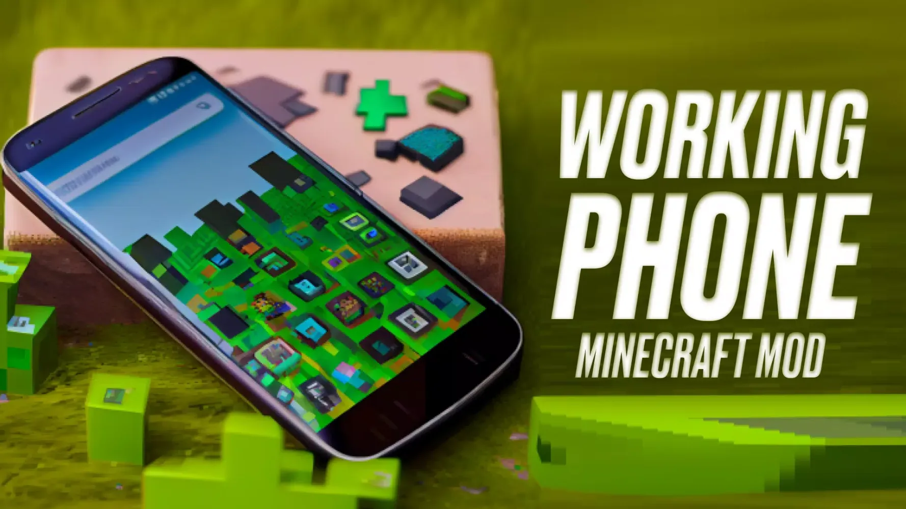 Working Phone Minecraft Mod Ekran Görüntüleri