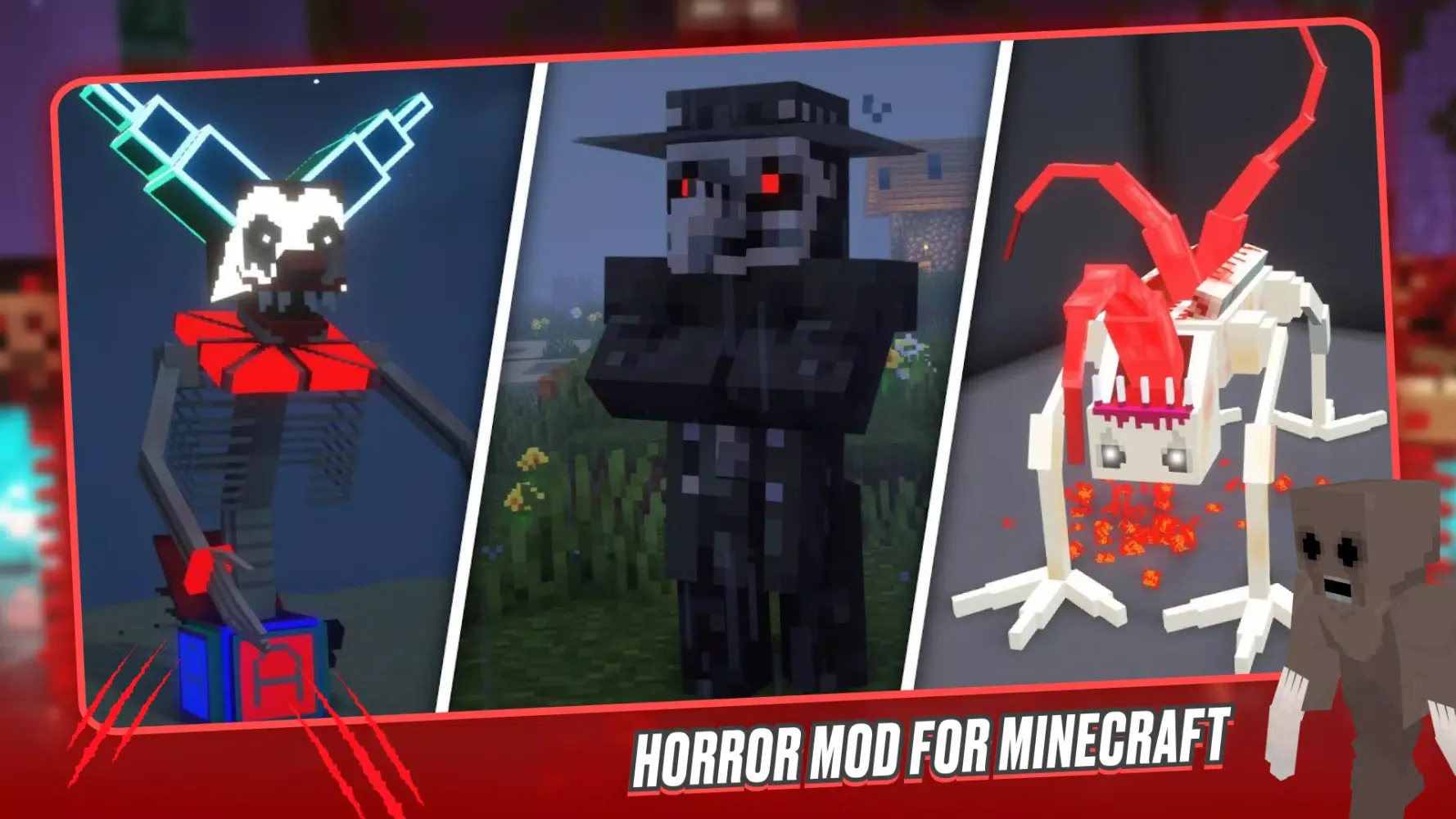 Zrzuty ekranu Horror Mods for Minecraft 2025