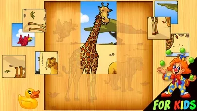Wild Animals Puzzle – For Kids Ekran Görüntüleri