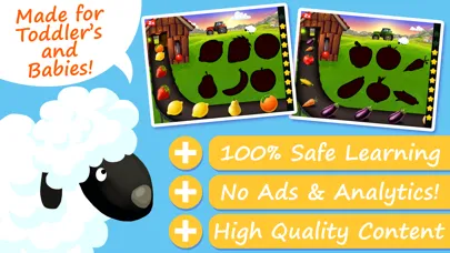 Capturas de tela do Shapes & Colors Farm Puzzles