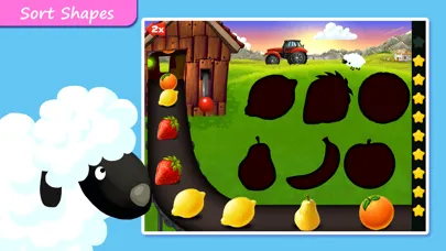 Capturas de tela do Shapes & Colors Farm Puzzles