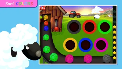 Capturas de tela do Shapes & Colors Farm Puzzles